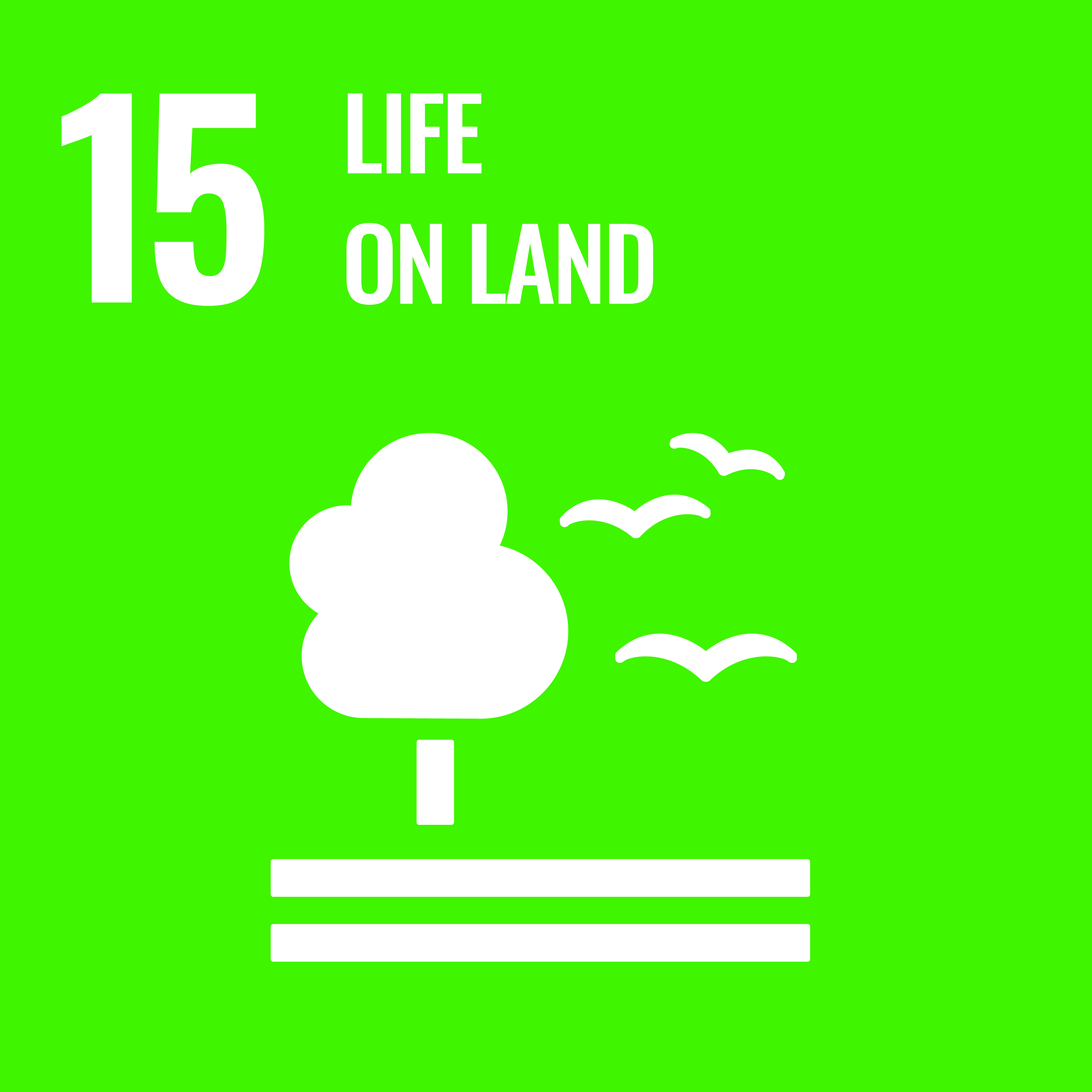 โลโก้ SDG 15